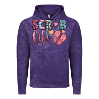 Cloud Purple scrub life Vintage Hoodie - BundleAndBundleShop