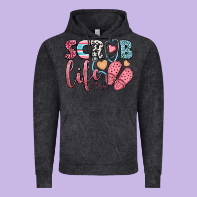 Scrub Life Vintage Hoodie Designed By Bundleandbundleshop