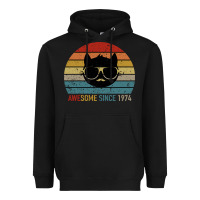 Black Awesome Since 1974 Heavyweight Hoodie - Bettercallsaul