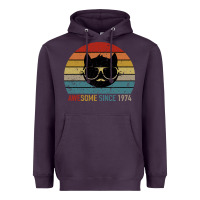 Plum Awesome Since 1974 Heavyweight Hoodie - Bettercallsaul