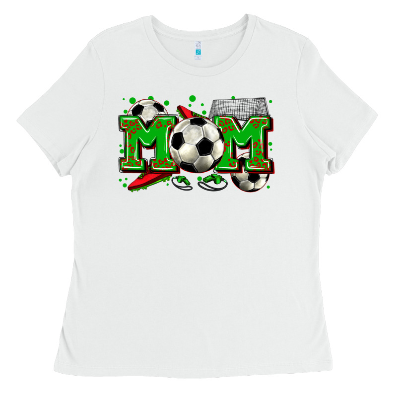 Mom Soccer Ladies Tee by Zillion Design Studio | Teevron