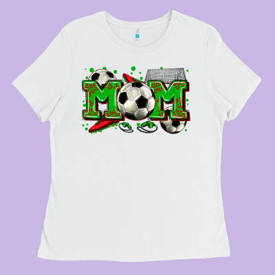 Mom Soccer Ladies Tee Designed By Zillion Design Studio