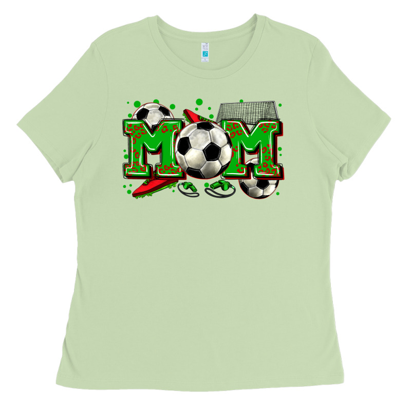 Mom Soccer Ladies Tee by Zillion Design Studio | Teevron