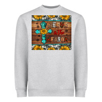 Heather Grey jesus is the reason christmas Heavyweight Sweatshirt - Jasminsmagicworld