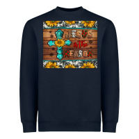 Navy jesus is the reason christmas Heavyweight Sweatshirt - Jasminsmagicworld