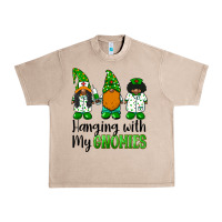 French Oak hanging with my gnomies african american nurse gnomies Urban Heavy Tee - BarkalooDesign