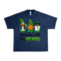 Navy hanging with my gnomies african american nurse gnomies Urban Heavy Tee - BarkalooDesign