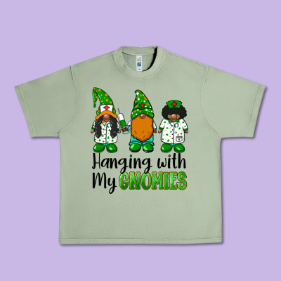 Hanging With My Gnomies African American Nurse Gnomies Urban Heavy Tee Designed By Barkaloodesign