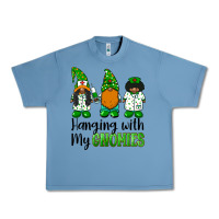 Pebble Blue hanging with my gnomies african american nurse gnomies Urban Heavy Tee - BarkalooDesign