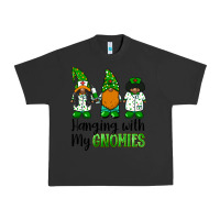 Pigment Black hanging with my gnomies african american nurse gnomies Urban Heavy Tee - BarkalooDesign