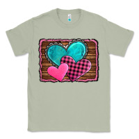 Matcha valentine's day hearts turquoise heart Classic Tee - AdoDesignShop