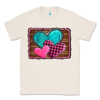 Natural valentine's day hearts turquoise heart Classic Tee - AdoDesignShop