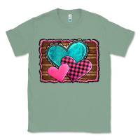 Sage valentine's day hearts turquoise heart Classic Tee - AdoDesignShop