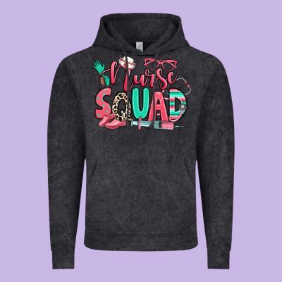 Nurse Squad Vintage Hoodie Designed By Ranaportraitstore
