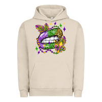 Pigment French Oak mardi gras lip olivia Urban Hoodie - OliviaCreatesArt