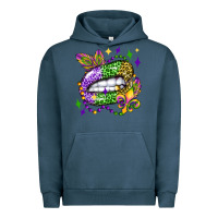 Pigment Midnight Navy mardi gras lip olivia Urban Hoodie - OliviaCreatesArt