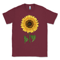 Burgundy giganteus sunflower Classic Tee - LillyAllenDesigns
