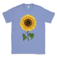 Colony Blue giganteus sunflower Classic Tee - LillyAllenDesigns