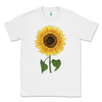 White giganteus sunflower Classic Tee - LillyAllenDesigns