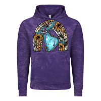 Cloud Purple sunflower gemstone rainbow Vintage Hoodie - JahusDesignShop