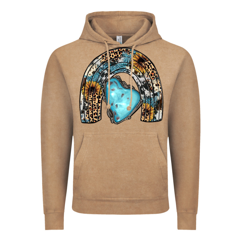 Sunflower Gemstone Rainbow Vintage Hoodie by JahusDesignShop | Teevron