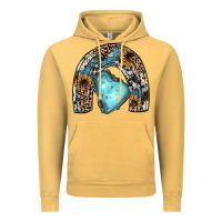 Vintage Mustard sunflower gemstone rainbow Vintage Hoodie - JahusDesignShop