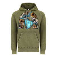 Vintage Olive sunflower gemstone rainbow Vintage Hoodie - JahusDesignShop