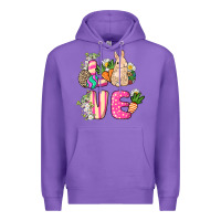 Purple Love Easter Premium Hoodie - NancyCooperArtShop