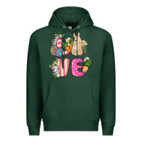 Sports Green Love Easter Premium Hoodie - NancyCooperArtShop