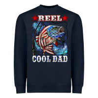 Navy Reel Cool Dad Bass Heavyweight Sweatshirt - LillyAllenDesigns