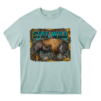 Arona stay wild aztec bison Heavy Core Tee - RanaPortraitStore