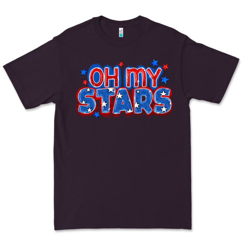 Oh My Stars 4th Of July Premium Tee by CowGirlArtShop | Teevron