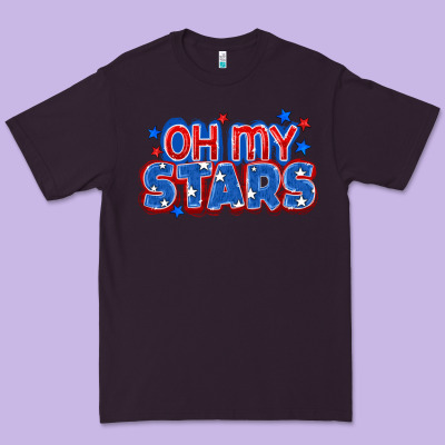 Oh My Stars 4th Of July Premium Tee Designed By Cowgirlartshop