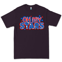 Plum Oh my stars 4th of july Premium Tee - CowGirlArtShop