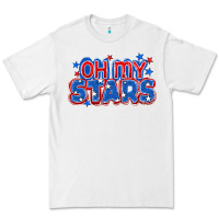 White Oh my stars 4th of july Premium Tee - CowGirlArtShop