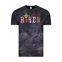 Cloud Black easter he ıs risen Vintage Tee - AdoDesignShop