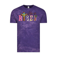 Cloud Purple easter he ıs risen Vintage Tee - AdoDesignShop