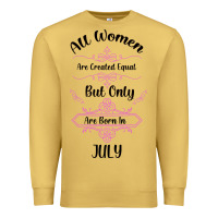 Antique Gold all women are created equal but only the smartest are born in july bla Premium Sweatshirt - Bettercallsaul