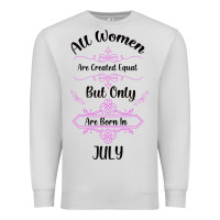 Dove Grey all women are created equal but only the smartest are born in july bla Premium Sweatshirt - Bettercallsaul