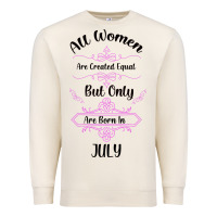 Sandshell all women are created equal but only the smartest are born in july bla Premium Sweatshirt - Bettercallsaul