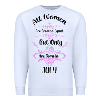 White all women are created equal but only the smartest are born in july bla Premium Sweatshirt - Bettercallsaul