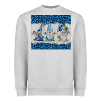 Heather Grey snowy christmas gnomes Heavyweight Sweatshirt - BarkalooDesign