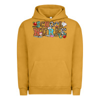 Pigment Peanut Butter school nurse Urban Hoodie - OliviaCreatesArt