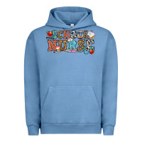 Pigment Pebble Blue school nurse Urban Hoodie - OliviaCreatesArt
