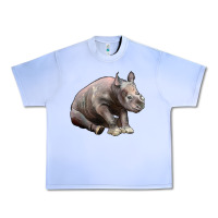 Grape Ice Baby Rhino Illustrations Urban Heavy Tee - LillyAllenDesigns