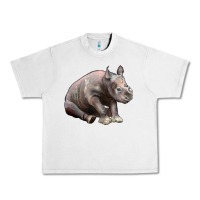 Lunar Rock Baby Rhino Illustrations Urban Heavy Tee - LillyAllenDesigns