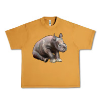 Peanut Butter Baby Rhino Illustrations Urban Heavy Tee - LillyAllenDesigns