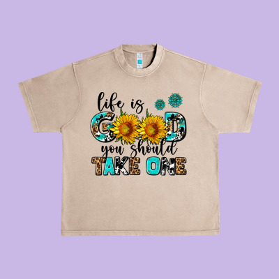 Life Is Good You Should Get One Urban Heavy Tee Designed By Adodesignshop