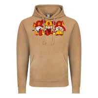 Firefighter Gnomes Vintage Hoodie | Teevron