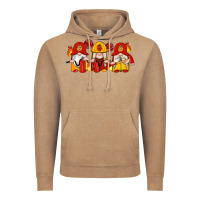 Vintage Coffee firefighter gnomes Vintage Hoodie - Artiststas